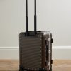 Bank Spinner 55cm Rubber-Trimmed Aluminum Suitcase - BK Bank Spinner 55cm Rubber-Trimmed Aluminum Suitcase - BK