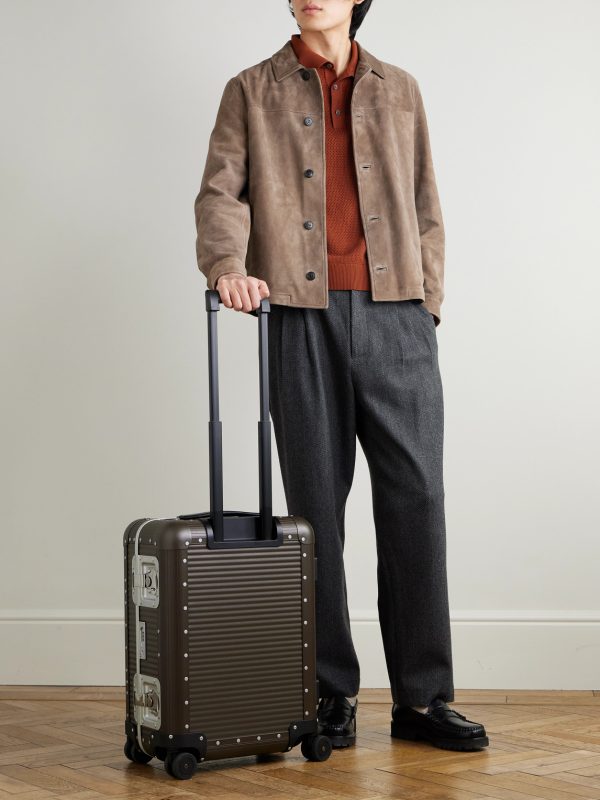 Bank Spinner 55cm Rubber-Trimmed Aluminum Suitcase - OU Bank Spinner 55cm Rubber-Trimmed Aluminum Suitcase - OU