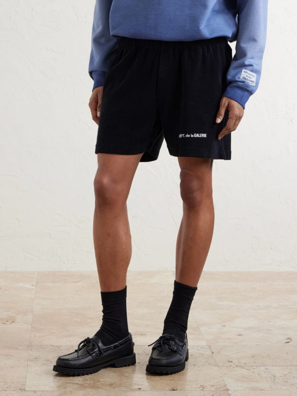 Zuma Straight-Leg Logo-Print Organic Cotton-Jersey Shorts - FR