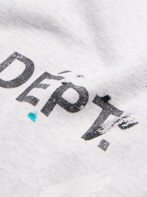Logo-Print Paint-Splattered Cotton-Jersey Sweatpants - E1 Logo-Print Paint-Splattered Cotton-Jersey Sweatpants - E1