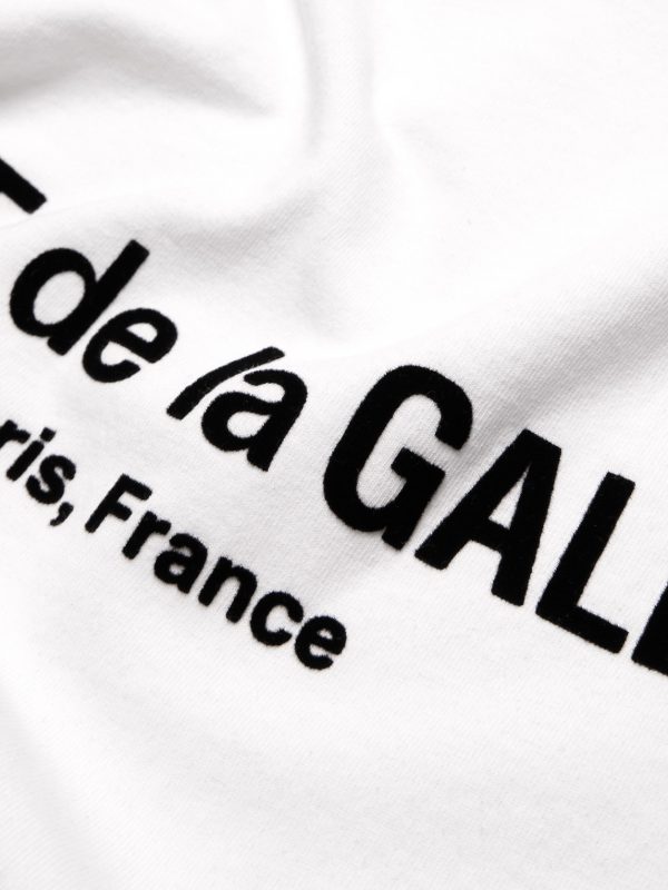 French Lux Flocked Cotton-Jersey T-Shirt - CU French Lux Flocked Cotton-Jersey T-Shirt - CU