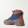 Rubber and Suede-Trimmed Ripstop Lace-Up Boots - BK Rubber and Suede-Trimmed Ripstop Lace-Up Boots - BK