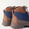 Rubber and Suede-Trimmed Ripstop Lace-Up Boots - CU Rubber and Suede-Trimmed Ripstop Lace-Up Boots - CU