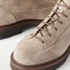 Polacco Velvet-Trimmed Suede Hiking Boots - CU Polacco Velvet-Trimmed Suede Hiking Boots - CU