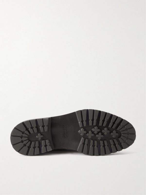 Pedula Waxed-Suede Lace-Up Boots - E1 Pedula Waxed-Suede Lace-Up Boots - E1