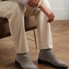 Pedula Waxed-Suede Lace-Up Boots - OU Pedula Waxed-Suede Lace-Up Boots - OU