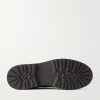 Flannel-Trimmed Nubuck Boots - E1 Flannel-Trimmed Nubuck Boots - E1
