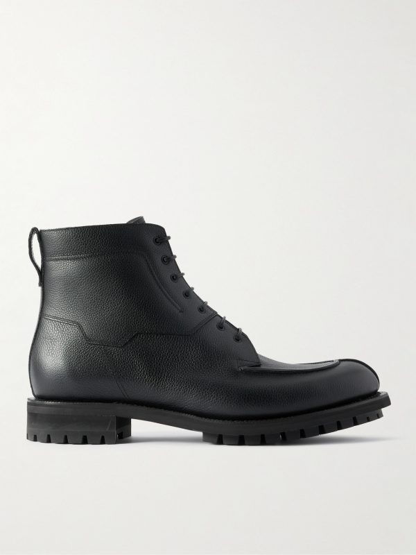 New Oslo Full-Grain Leather Lace-Up Boots New Oslo Full-Grain Leather Lace-Up Boots