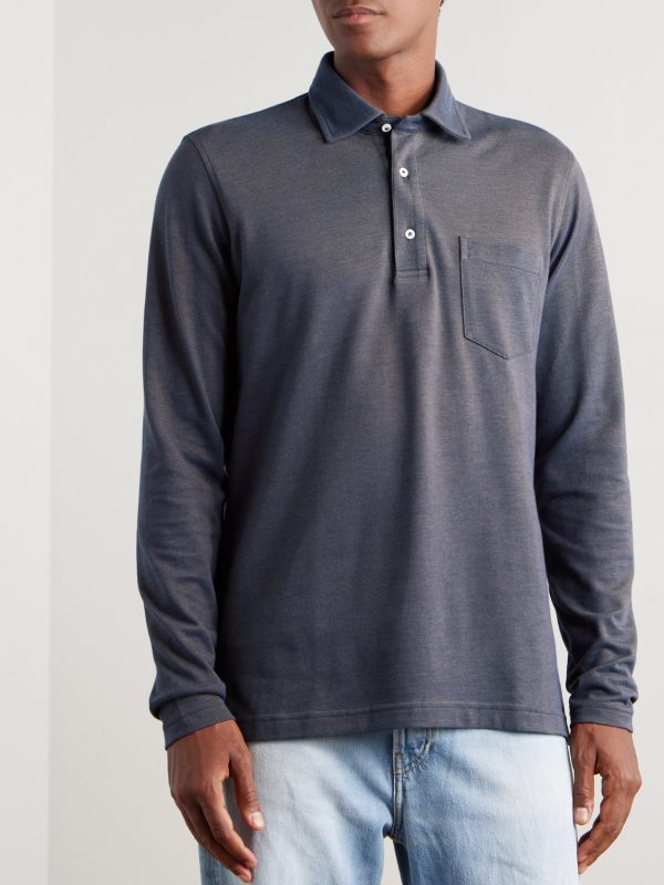 Pima Cotton-Piqué Polo Shirt - FR Pima Cotton-Piqué Polo Shirt - FR