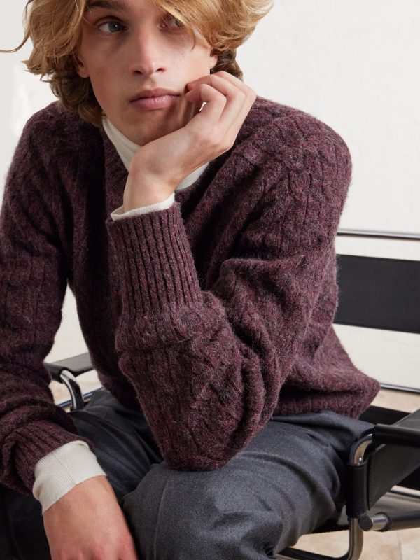 Cable-Knit Wool Sweater - CU Cable-Knit Wool Sweater - CU