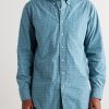 Button-Down Collar Checked Cotton-Poplin Shirt - FR Button-Down Collar Checked Cotton-Poplin Shirt - FR