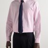 Button-Down Collar Cotton Oxford Shirt - FR