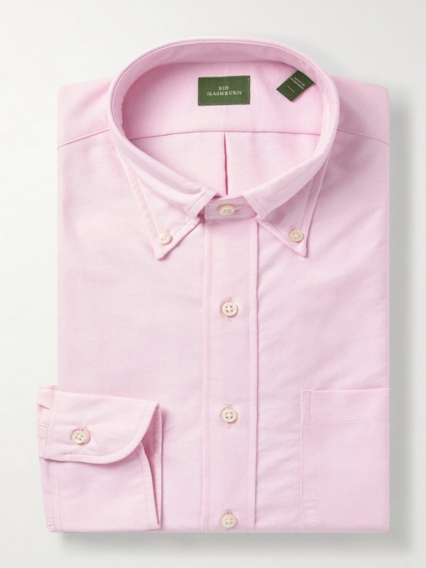 Button-Down Collar Cotton Oxford Shirt