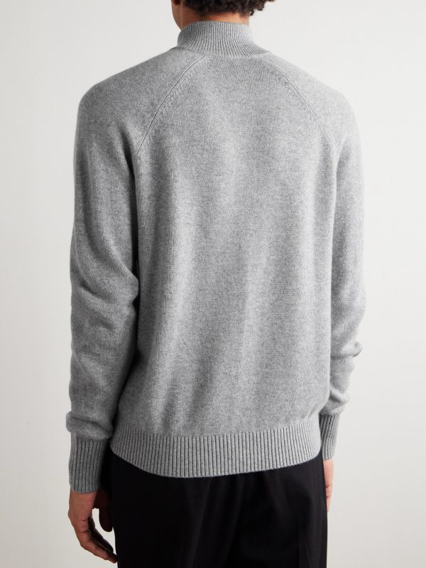 Cashmere Half-Zip Sweater - BK