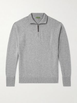 Cashmere Half-Zip Sweater