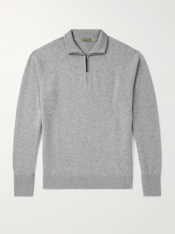 Cashmere Half-Zip Sweater