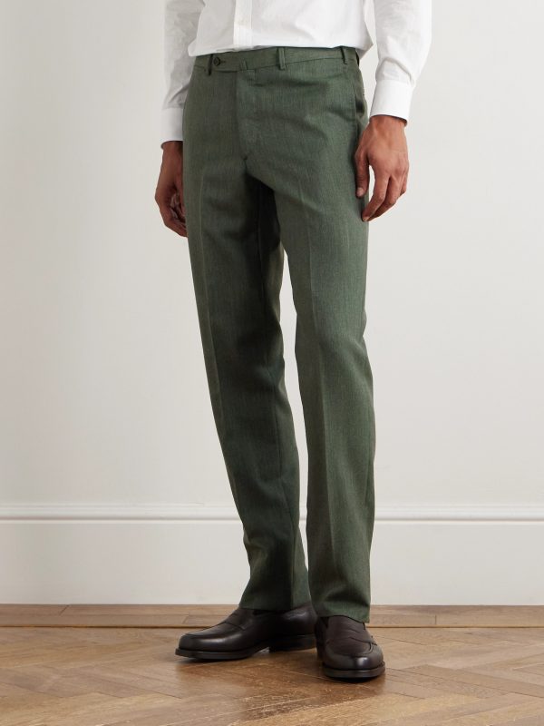 Kincaid No. 3 Straight-Leg Wool Suit Trousers - FR