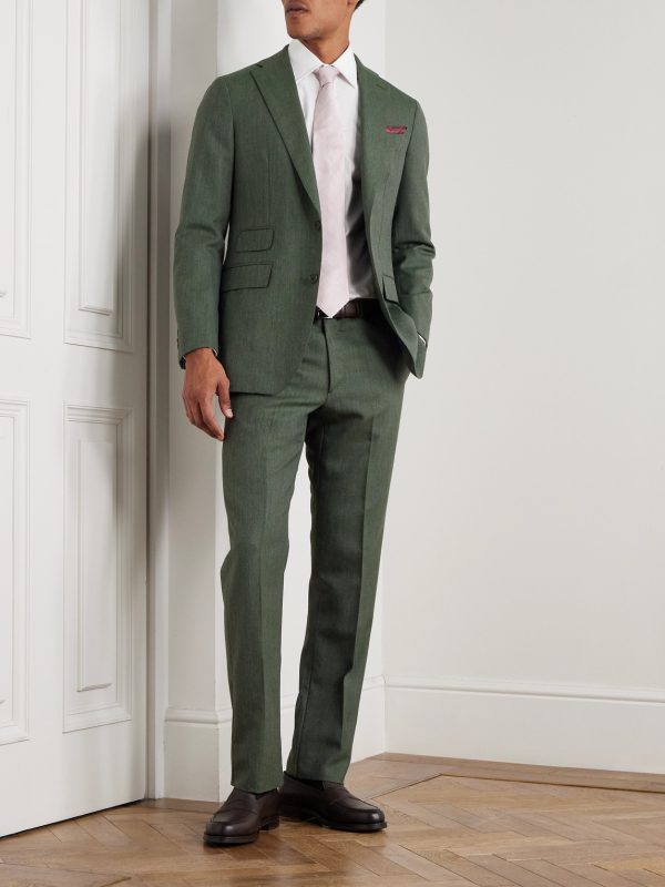 Kincaid No. 3 Straight-Leg Wool Suit Trousers - OU