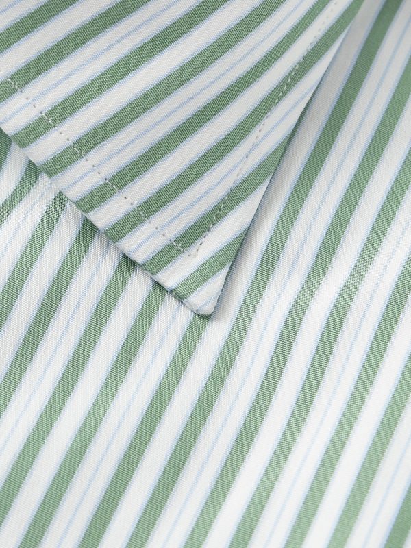 Striped Cotton-Poplin Shirt - CU Striped Cotton-Poplin Shirt - CU