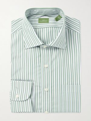 Striped Cotton-Poplin Shirt