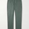 Field Straight-Leg Garment-Dyed Cotton-Twill Trousers