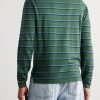 Slim-Fit Striped Cotton and Cashmere-Blend Polo Shirt - BK Slim-Fit Striped Cotton and Cashmere-Blend Polo Shirt - BK