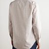 Checked Cotton-Tattersall Shirt - BK