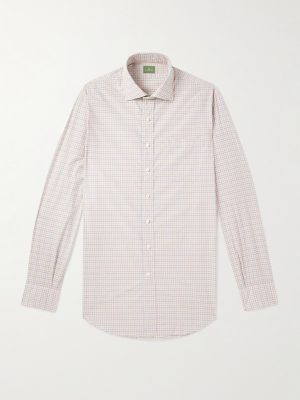 Checked Cotton-Tattersall Shirt