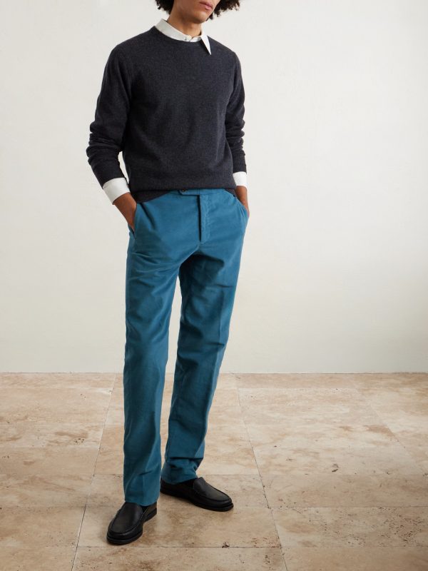 Juniper Stretch Cotton-Moleskin Trousers - OU Juniper Stretch Cotton-Moleskin Trousers - OU