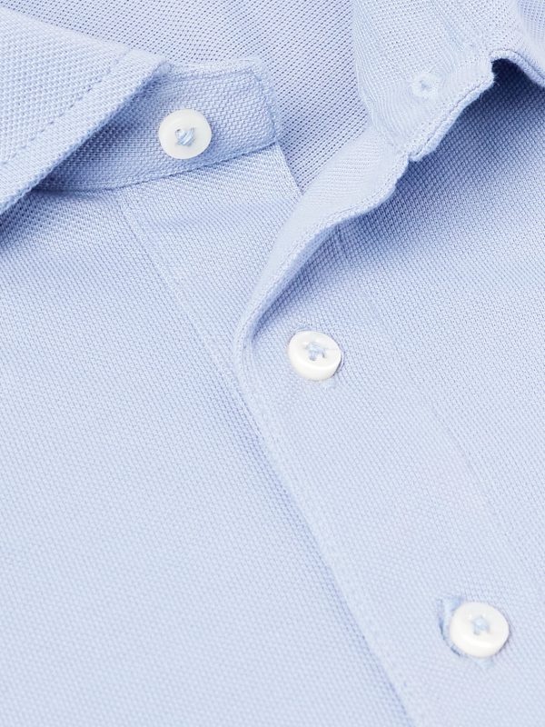 Peri Logo-Embroidered Pima Cotton-Piqué Polo Shirt - CU Peri Logo-Embroidered Pima Cotton-Piqué Polo Shirt - CU