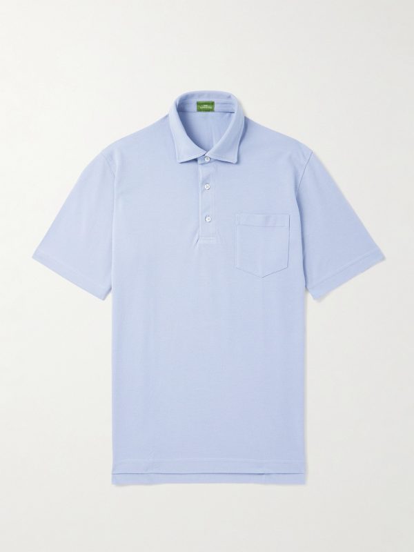 Peri Logo-Embroidered Pima Cotton-Piqué Polo Shirt Peri Logo-Embroidered Pima Cotton-Piqué Polo Shirt