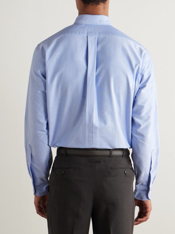Button-Down Collar Oxford Cotton Shirt - BK Button-Down Collar Oxford Cotton Shirt - BK