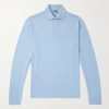Slim-Fit Cotton and Cashmere-Blend Polo Shirt