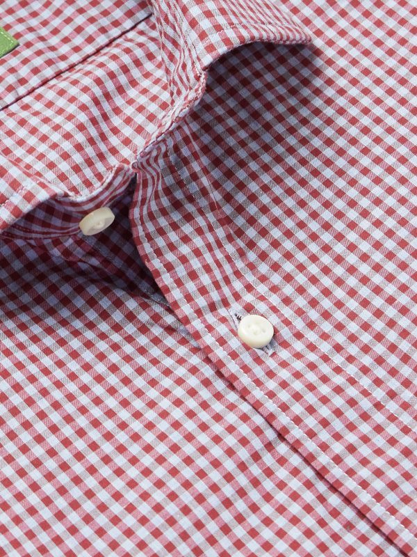Gingham Cotton-Poplin Shirt - CU Gingham Cotton-Poplin Shirt - CU