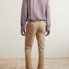 Straight-Leg Garment-Dyed Cotton-Twill Trousers - BK Straight-Leg Garment-Dyed Cotton-Twill Trousers - BK