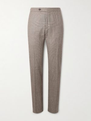 Ghost Straight-Leg Prince of Wales Wool-Hopsack Suit Trousers Ghost Straight-Leg Prince of Wales Wool-Hopsack Suit Trousers