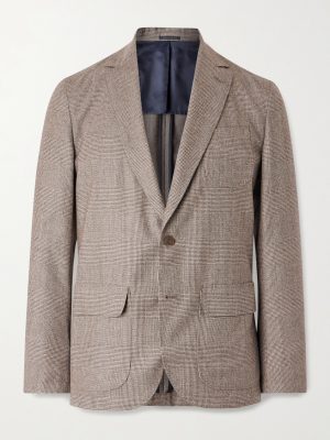 Ghost Prince of Wales Virgin Wool Suit Jacket Ghost Prince of Wales Virgin Wool Suit Jacket