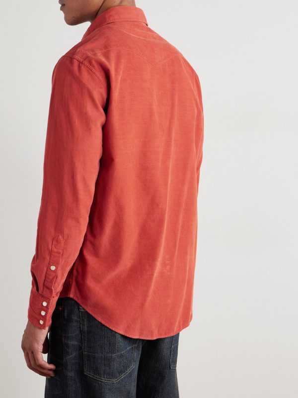Western Work Cotton-Corduroy Shirt - BK Western Work Cotton-Corduroy Shirt - BK
