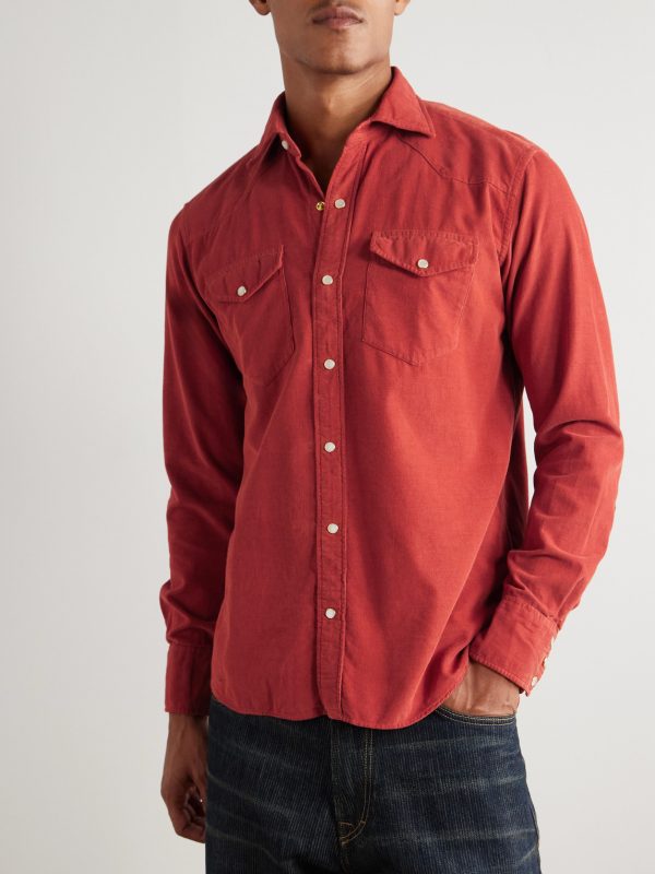 Western Work Cotton-Corduroy Shirt - FR Western Work Cotton-Corduroy Shirt - FR