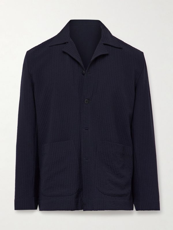 Wool-Seersucker Jacket