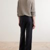 Straight-Leg Linen-Twill Drawstring Trousers - BK Straight-Leg Linen-Twill Drawstring Trousers - BK