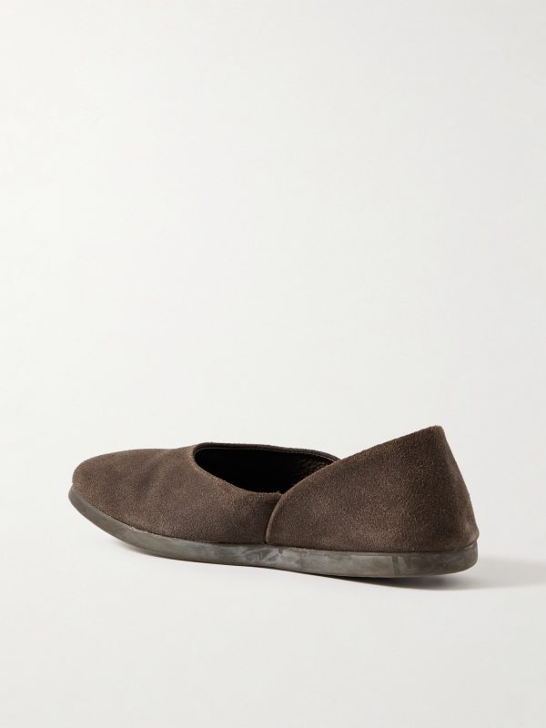 Suede Slippers - BK Suede Slippers - BK