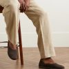 Suede Slippers - OU Suede Slippers - OU