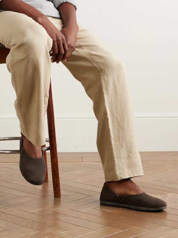 Suede Slippers - OU Suede Slippers - OU