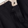 Wide-Leg Pleated Linen Trousers - E1