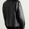 Wave Leather Jacket - BK Wave Leather Jacket - BK