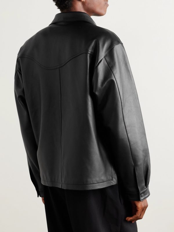 Wave Leather Jacket - BK Wave Leather Jacket - BK