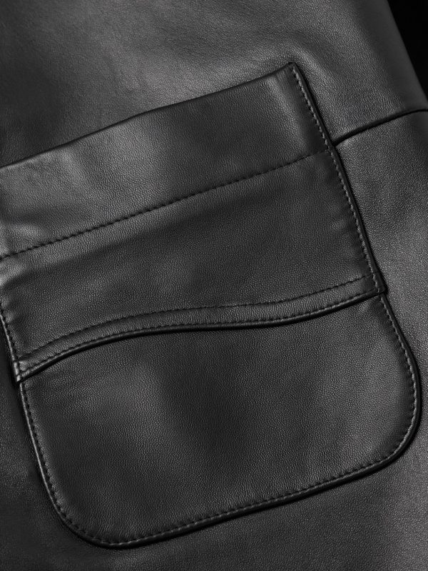 Wave Leather Jacket - CU Wave Leather Jacket - CU