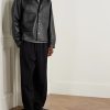 Wave Leather Jacket - OU Wave Leather Jacket - OU