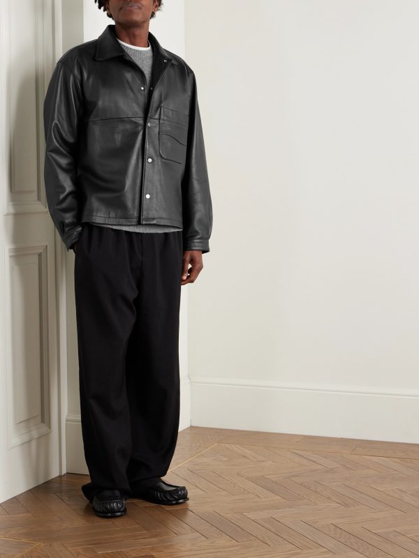 Wave Leather Jacket - OU Wave Leather Jacket - OU